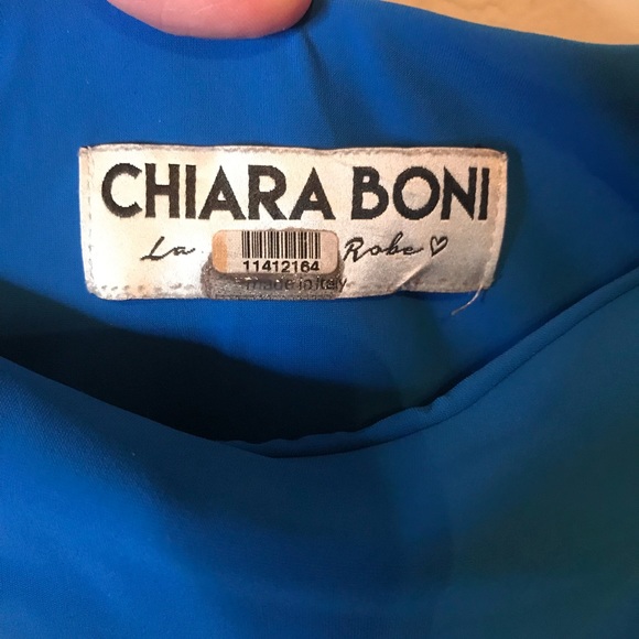 Chiara Boni La Petite Robe Maeli Mermaid Gown in Cobalt - Picture 9 of 15